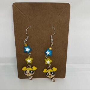 Handmade Bubbles Powerpuff Girls Earrings